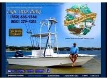 Web site for local charter fishing captain